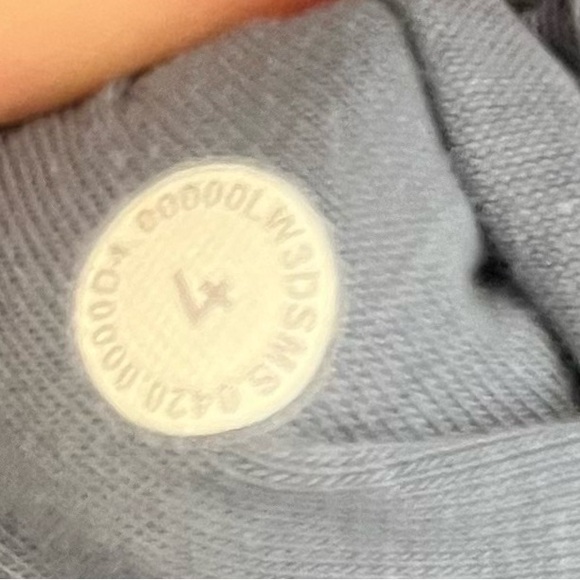 Lululemon Wool Whenever Crew Blue Chambray Sherpa Pullover Women’s Size 4 - Picture 7 of 11